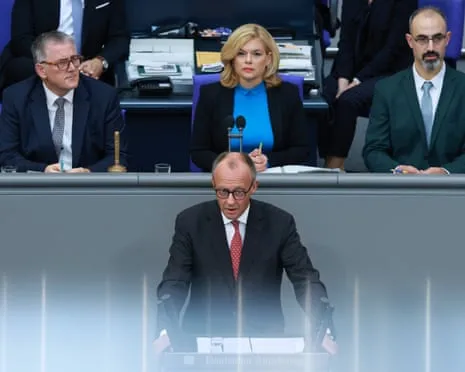 German Liberty ‘At Risk’ States the Chancellor as He Warns Against ‘Forced Settlement’ in the Eastern European Nation