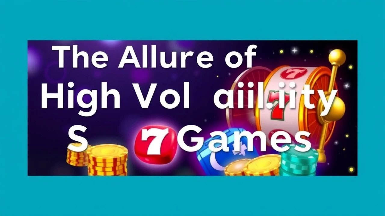 The Allure of High Volatility Slot Games: Balancing Risk versus Reward